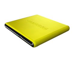 SAMSUNG Externá DVD napaľovačka Slim SE-S084D/TSYS - žltá  + Hub USB 4 porty UH-10