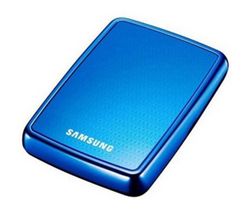 SAMSUNG Externý prenosný pevný disk HXMU050DA - USB 2.0 - 500 GB - oceánovo modrý