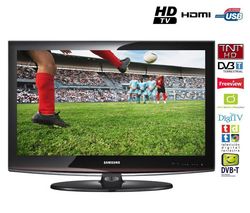 SAMSUNG LCD televízor LE32C450 + Diaľkové ovládanie Harmony 650 Remote Control + Kábel HDMI - Pozlátený 24 karátov - 1,5 m - SWV3432S/10 + Prehrávač Blu-Ray BDP3100/12