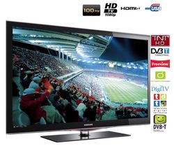 SAMSUNG LCD televízor LE40C650 + Stolík TV Esse - červený