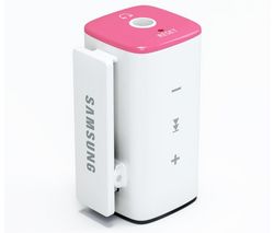 SAMSUNG MP3 prehrávač TicToc YP-S1QPV 2 GB - ružový/biely