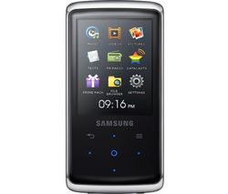 SAMSUNG Prehrávač MP3 YP-Q2JEB 16GB čierny + Prenosný reproduktor E086 - biely
