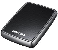SAMSUNG Prenosný externý pevný disk S2 500 GB Čierny  + Kábel HDMI samec / HMDI samec - 2 m (MC380-2M) + WD TV HD Media Player
