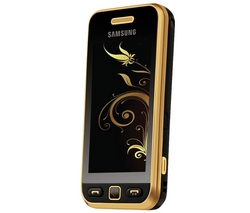 SAMSUNG S5230 Star čierny a zlatý  + Pamäťová karta Micro SD HC 8 GB + adaptér SD