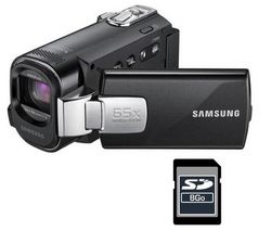 SAMSUNG Videokamera SMX-F40 + pamäťová karta SD 8 GB  + Čítačka kariet 1000 & 1 USB 2.0 + Pamäťová karta SDHC 8 GB