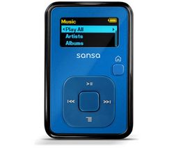 SANDISK MP3 prehrávač  Radio FM Sansa Clip+ 4 GB - modrý + Reproduktory 2.0 SBP1100
