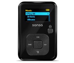 SANDISK MP3 prehrávač Radio FM Sansa Clip+ 8 GB - čierny + Nabíjačka IW200