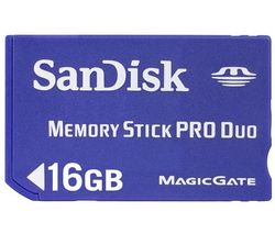 SANDISK Pamäťová karta Memory Stick PRO Duo 16 GB
