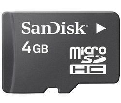 SANDISK Pamäťová karta microSD 4 GB