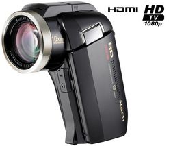 SANYO HD videokamera  HD2000 čierna + Brašna + Pamäťová karta SDHC 8 GB