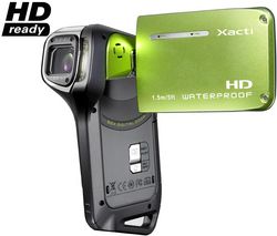 SANYO HD videokamera Xacti CA9 zelená + Pamäťová karta SDHC 16 GB + Čítačka kariet 1000 & 1 USB 2.0