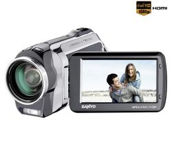 SANYO HD videokamera Xacti SH1 - čierna