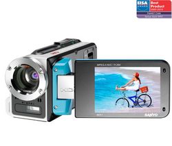 SANYO Xacti Digital Movie HD videokamera vodotesná WH1 modrá