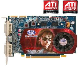 SAPPHIRE TECHNOLOGY Radeon HD 4670 - 512 MB GDDR3 - PCI-Express 2.0 (11138-33-20R) + Napájanie PS-525 300W pre grafickú kartu SLI