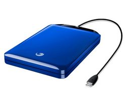 SEAGATE Externý pevný disk FreeAgent GoFlex USB 2.0 - 500 GB - modrý + Flex Hub 4 porty USB 2.0