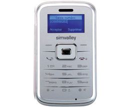SIMVALLEY Pico Inox RX-180 -  strieborný  + Univerzálna nabíjačka Premium