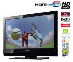 SONY BRAVIA (obso)  LCD  televízor KDL-22BX200 + Kábel HDMI - Pozlátený 24 karátov - 1,5 m - SWV3432S/10