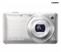 SONY Cyber-shot   DSC-WX5 - Digital camera - compact - 12.2 Mpix - optical zoom: 5 x - supported memory: MS Duo, SD, MS PRO Duo, SDXC, MS PRO Duo Mark2, SDHC, MS PRO-HG Duo - silver + Púzdro LCS-CSVB čierne + Pamäťová karta SDHC 16 GB