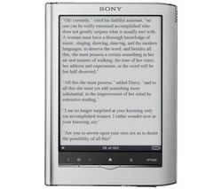 SONY Elektronická kniha PRS-650 Reader Touch Edition strieborná + Pamäťová karta SDHC 8 GB