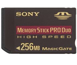 SONY Pamäťová karta Memory Stick Duo PRO High Speed 256 MB