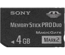 SONY Pamäťová karta Stick Pro Duo 4GB MSMT4GN