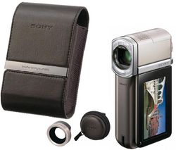 SONY Videokamera HDR-TG7 + puzdro LCS-TGB + širokouhlý objektív VCL-HGE07TB + Pamäťová karta Memory Stick PRO Duo 16 GB + Kábel HDMi samec/HDMi mini samec (2m)