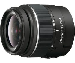 SONY Zoom objektív 18-55mm f/3,5-5,6 SAM SAL-1855 + Kruhový polarizacný filter 55mm