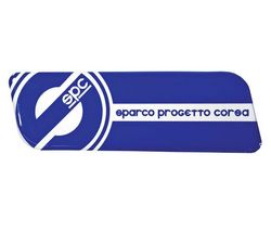 SPARCO PROGETTO CORSA Modrá samolepka SPC