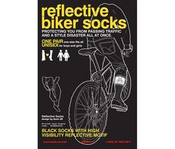 SUCK UK Reflective cycling socks - Reflexné ponožky pre cyklistov
