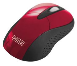 SWEEX Bezdrôtová myš Wireless Mouse MI422 - Cherry Red