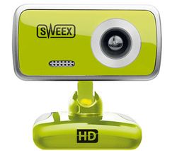 SWEEX Webcam WC065 nefritová zelená + Hub 7 portov USB 2.0 + Kábel USB 2.0 A samec/samica - 5 m (MC922AMF-5M)