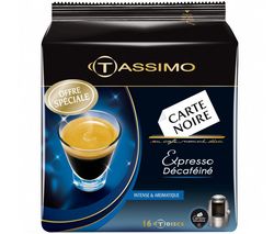 TASSIMO 16 kapsúl T DISCS Tassimo Carte Noire Expresso bez kofeínu
