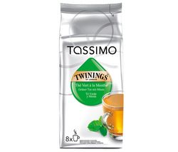 TASSIMO 8 kapsúl T DISCS Tassimo Twinings Zelený čaj s mätou
