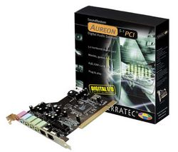 TERRATEC Audio karta 5.1 PCI Aureon 5.1  + Kábel RCA Jack stereo samec/samec - 2 m