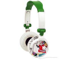 TNB Slúchadlá MUSIC TREND Electro - zelené/ biele  + Stereo slúchadlá s digitálnym zvukom (CS01)