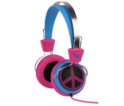 TNB Slúchadlá PEACE CSPEACE03 Modré/Ružové