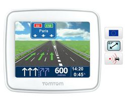 TOMTOM GPS Start Europe 42 White + Kovovo sivé puzdro pre GPS s displejom 3,5