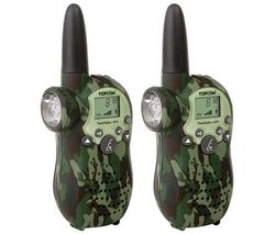 TOPCOM Vysielačka Twintalker 3800 Camouflage Pack + Nabíjačka 8H LR6 (AA) + LR035 (AAA) V002 + 4 Batérie NiMH LR6 (AA) 2600 mAh