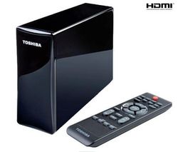 TOSHIBA Multimediálny pevný disk STOR.E TV 1 TB + Zásobník 100 navlhčených utierok + Čistiaci stlačený plyn 335 ml