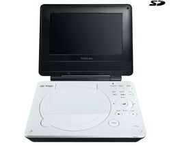 TOSHIBA Prenosný DVD prehrávač SDP74SWE - biely