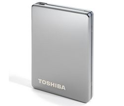 TOSHIBA Prenosný externý pevný disk StorE Steel - 120 GB  + Puzdro SKU-PHDC-1 modré
