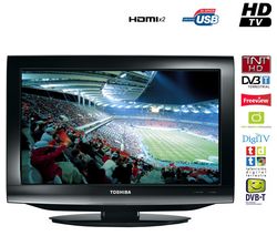 TOSHIBA Televízor LCD 26DV733G čierny + Kábel HDMI - Pozlátený - 1,5 m - SWV4432S/10