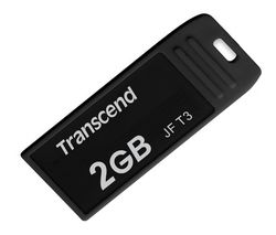 TRANSCEND Kľúč USB JetfFlash T3 2 GB - čierny + MediaGate HD