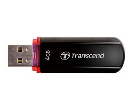 TRANSCEND USB kľúč JetFlash 600 USB 2.0 - 4 GB + Hub USB 4 porty UH-10