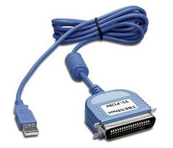 TRENDNET Kábel USB / Paralelný samec - 2 m (TU-P1284)