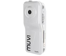 VEHO Mikro videokamera Muvi 2 megapixely - biela + Držiak na bicykel/motorku VCC-PHM-001 pre videokameru Muvi