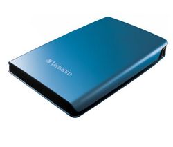 VERBATIM Prenosný externý pevný disk Store 'n' Go USB 2.0 - 320 GB - modrý
