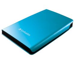VERBATIM Prenosný externý pevný disk Store 'n' Go USB 2.0 - 500 GB - karibská modrá