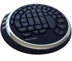 WOLFKING Gaming klávesnica Warrior Gamepad - čierna  + Sprej proti prachu Gaming Duster (100 ml)