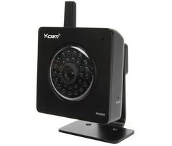 Y-CAM Bezdrôtová IP kamera YCB003 Black SD čierna  + Ochranný kryt pre IP kameru YCEX01 čierny